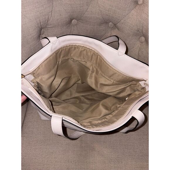 JONES NEW YORK White Purse with pockets - Picture 3 of 5